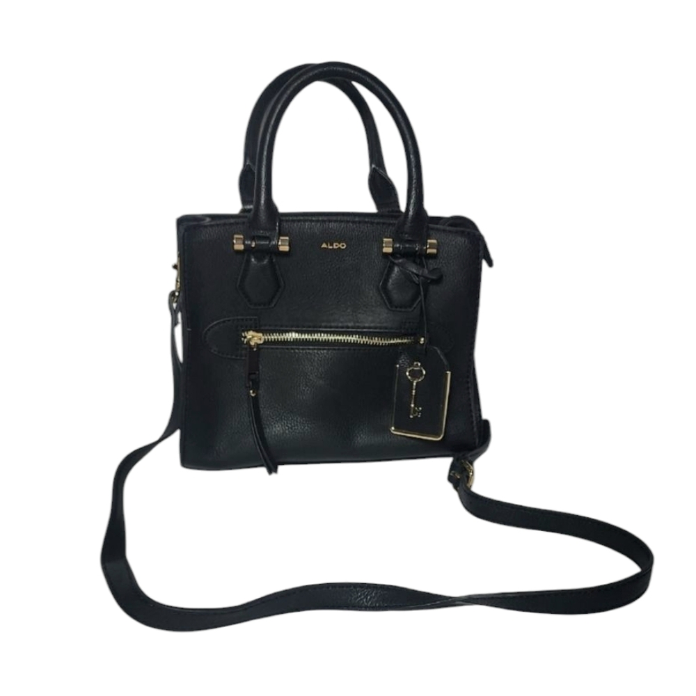 ALDO Black Solid Handheld Bag with Sling‎ Strap Crossbody - Picture 3 of 13
